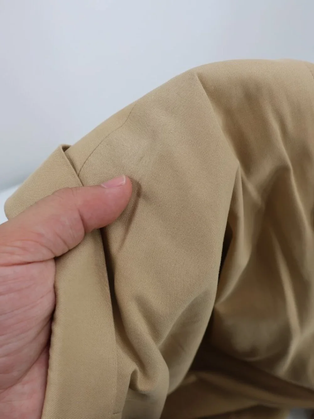 J Crew Sport Coat Mens 40L Ludlow Jacket Crespi Single Breasted Two Button Beige